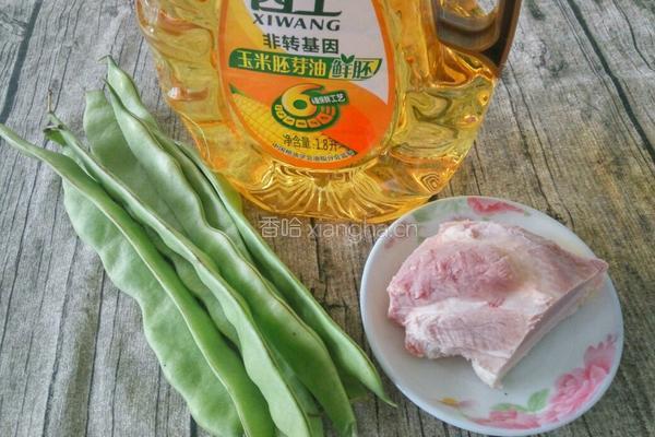 小炒芸豆五花肉的做法图解2