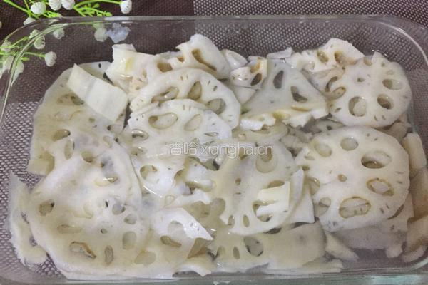凉拌藕片的做法图解7
