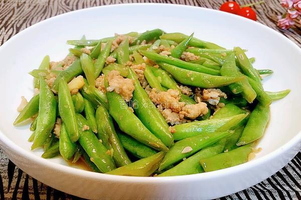 刀豆炒肉末的做法图解8