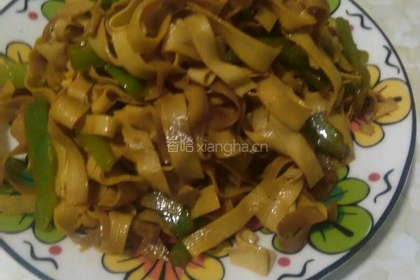 辣椒炒豆皮的做法图解10