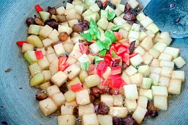肉丁芥菜头的做法图解10
