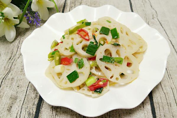 辣炒藕片的做法图解8