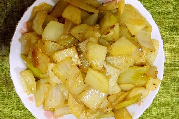 青番茄炒土豆的做法图解7