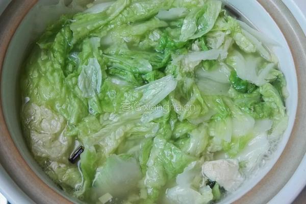 砂锅冻豆腐炖白菜的做法图解8