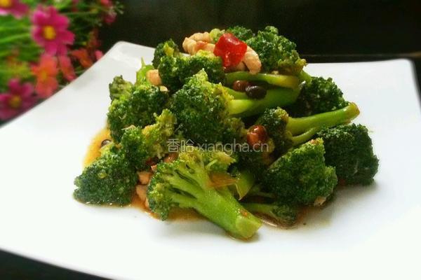  豆豉炝炒西兰花