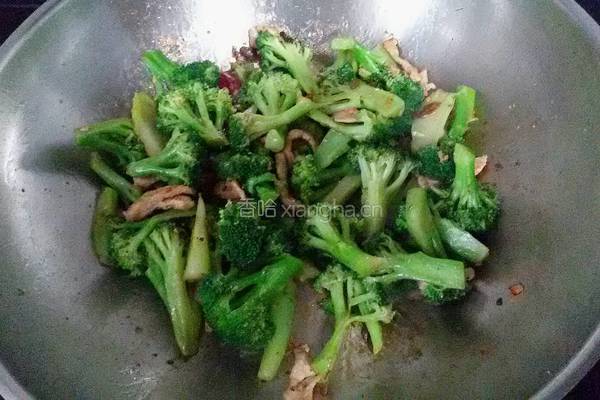  豆豉炝炒西兰花的做法图解7