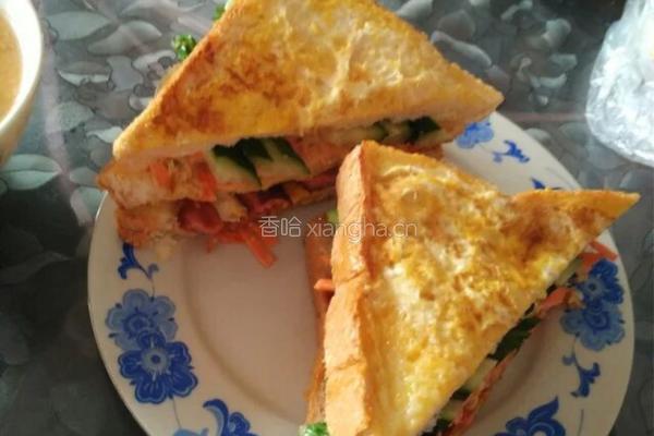 三明治的做法图解9
