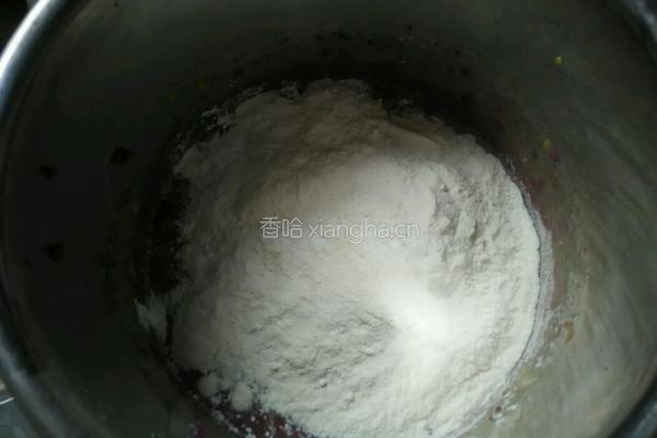 紫薯戚风蛋糕的做法图解6