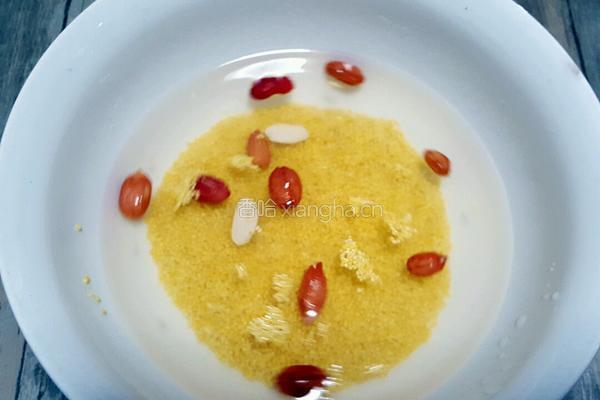 小米花生燕麦粥的做法图解1