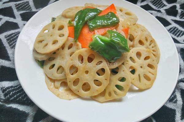 炒莲菜的做法图解7