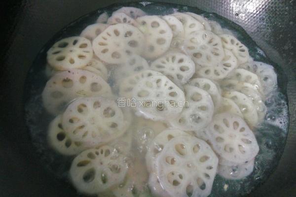 炒莲菜的做法图解3
