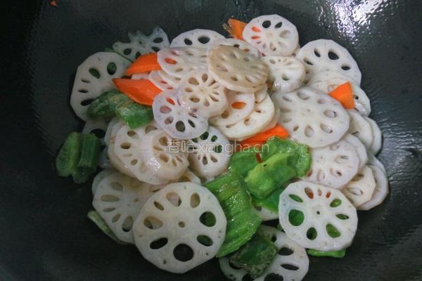 炒莲菜的做法图解6