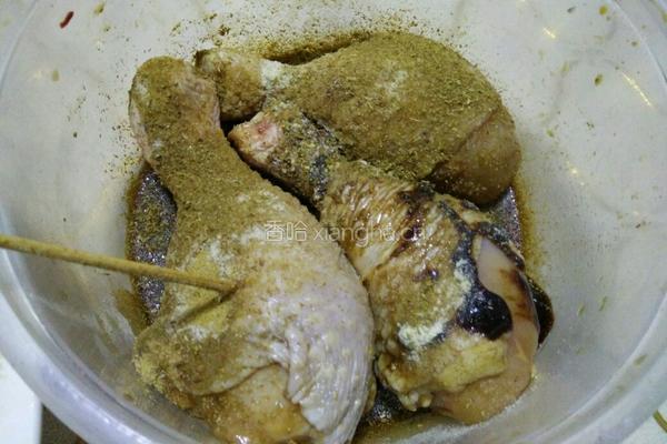 香辣孜然烤鸡腿的做法图解4