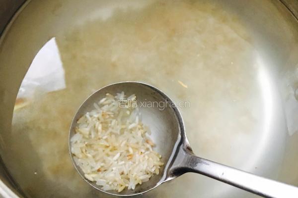 节瓜排骨王糙米粥的做法图解3
