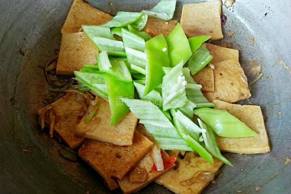 辣炒千页豆腐的做法图解9