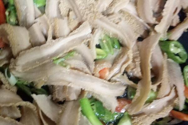 香辣牛肚片的做法图解4