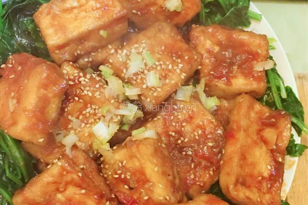 糖醋豆腐,的做法图解12