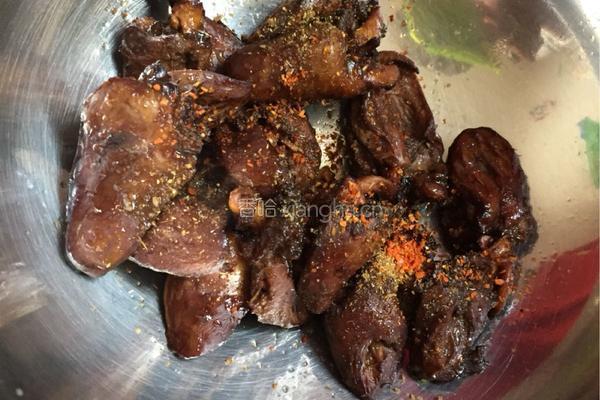 烤鸡心的做法图解5