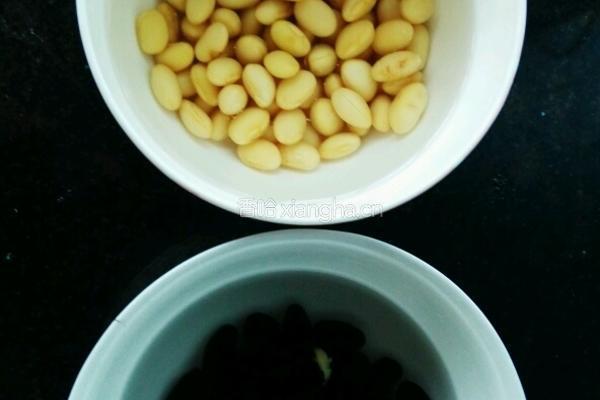 黑豆黄豆豆浆的做法图解3