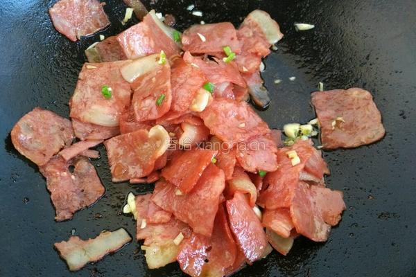 培根肉炒甜椒的做法图解6