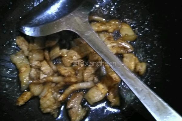 花肉豆豉焖苦瓜的做法图解3