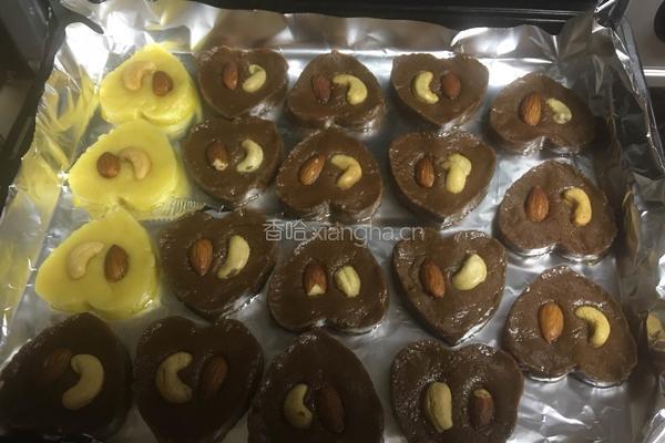 果仁曲奇饼干(原味&巧克力)的做法图解9