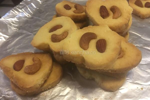 果仁曲奇饼干(原味&巧克力)的做法图解11
