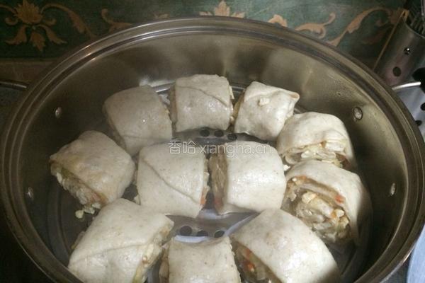 轻粗粮豆腐卷的做法图解17