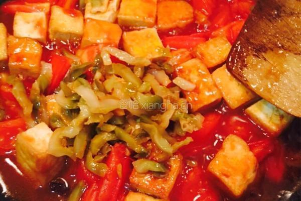 西红柿烧豆腐的做法图解12