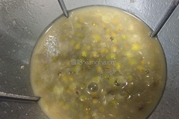 绿豆沙的做法图解3