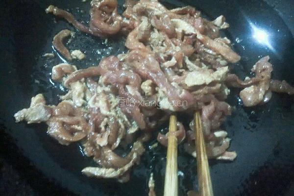 青椒肉丝的做法图解4