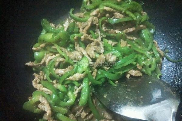 青椒肉丝的做法图解6