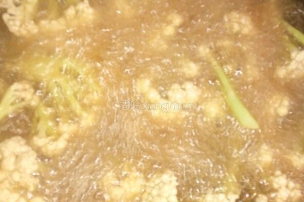 干锅有机菜花的做法图解2