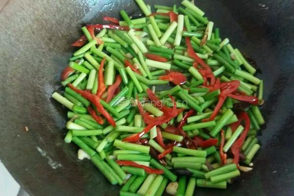 蒜薹炒肉丝的做法图解6