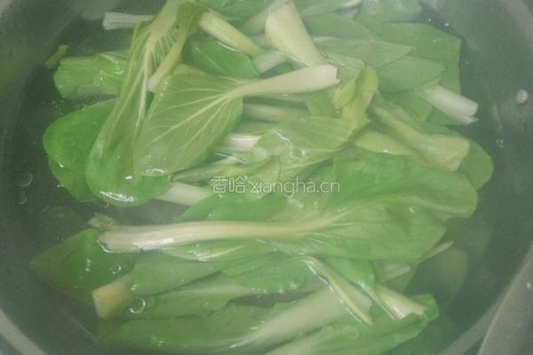 上海青炒香菇的做法图解5