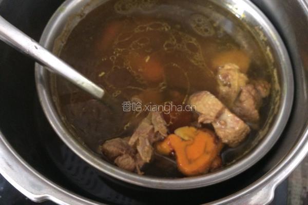 黄姜老鸭汤的做法图解4