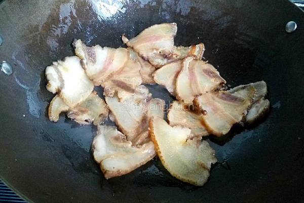 腊肉炒豆豉的做法图解4