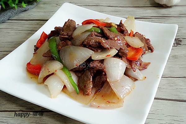 洋葱炒牛肉的做法图解9