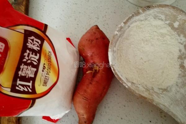 香煎红薯卷的做法图解1