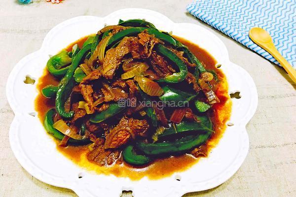 圆椒炒牛肉的做法图解11