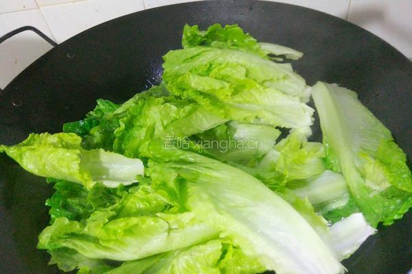 清炒生菜的做法图解6