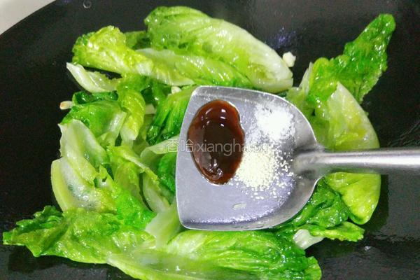 清炒生菜的做法图解7