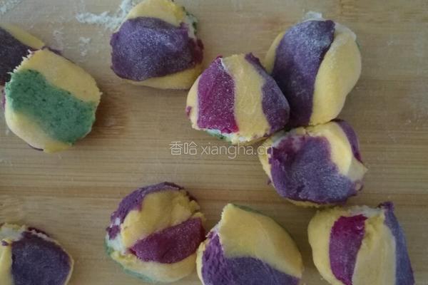 鸡肉蔬菜汁烧麦的做法图解9