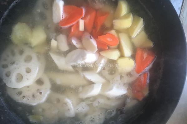 羊肉山药汤的做法图解3