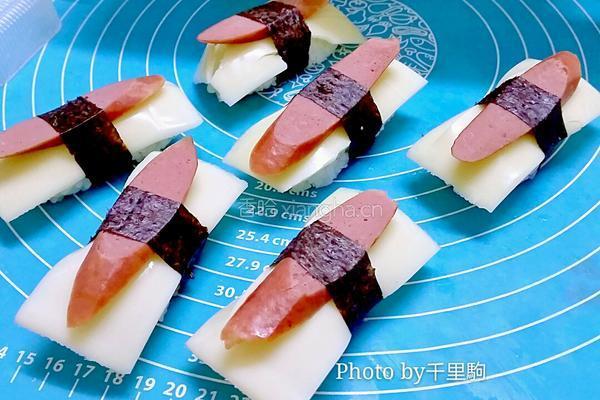 香肠芝士寿司的做法图解8
