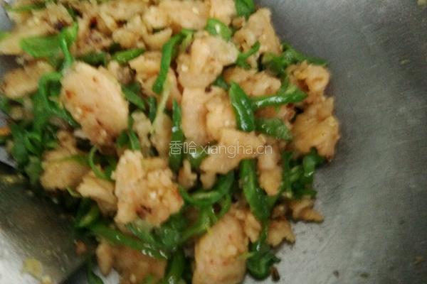 辣椒炒粉粑的做法图解11