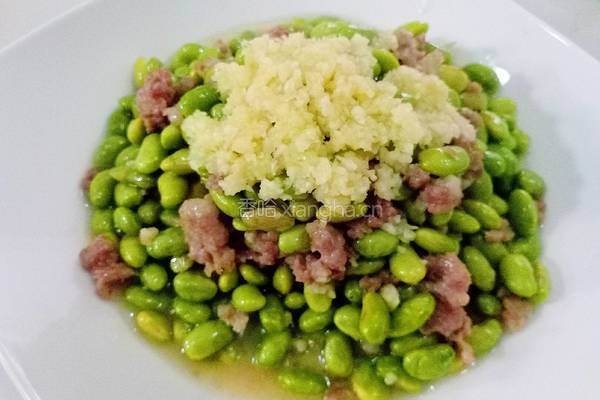 蒜蓉臊子青豆的做法图解13