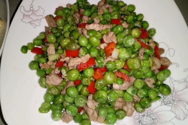 肉末豌豆子的做法图解6