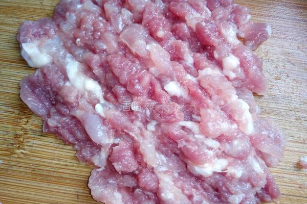 肉末豌豆子的做法图解3