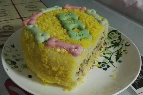 静～狗狗生日蛋糕的做法图解12
